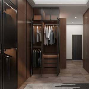 YALIG Luxury Hotel <b>Furniture</b> 5 Star <b>Bedroom</b> Sets Modern <b>Storage</b> Wooden Wardrobe - Product Image 5