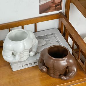 Erkek arkadaşı kas Modern seramik kahve kupa çift komik büyük kapasiteli gelişmiş anlamda doğum günü hediyesi - Product Image 2