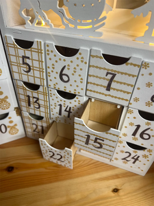 Boîte <span class=keywords><strong>calendrier</strong></span> <span class=keywords><strong>de</strong></span> <span class=keywords><strong>l</strong></span>'<span class=keywords><strong>avent</strong></span> en <span class=keywords><strong>bois</strong></span> <span class=keywords><strong>livre</strong></span> <span class=keywords><strong>de</strong></span> Noë<span class=keywords><strong>l</strong></span> lumière LED personnalisé personnalisé adulte enfants - Product Image 4