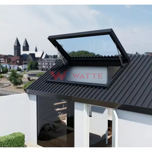 Fenêtre de toit vitrée électrique Skyview à cadre en aluminium pour grenier à pente, avec éclairage ventilé et isolation personnalisables - Product Image 5