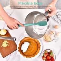 Grande spatule en silicone, grattoir pour la pâtisserie et la cuisson, ustensile de cuisine pour la préparation des aliments à la maison