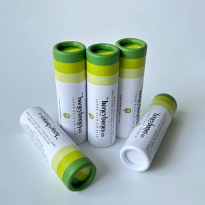 Handmade Recyclable Biodegradable Eco-Friendly Kraft <b>Deodorant</b> <b>Stick</b> Container Factory Price Push-Up Cylinder Paper Vanishing - Product Image 1
