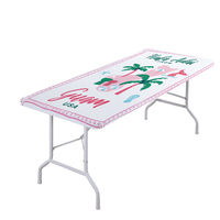 Nappe de table élastique moderne pour les hôtels, fabricants de nappes imprimées, nappes lavables pour pique-nique, couvre-table pour le camping