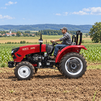 Meilleur prix : Mini-tracteur 60 CV 4x4 avec roues motrices, accessoire agricole pour petite ferme