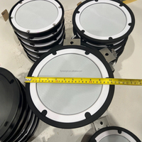 Ensemble de pads de batterie électronique 8/10 pouces avec têtes en mesh, conception à 3 couches, prise casque