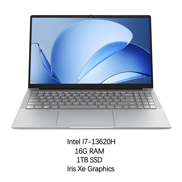 New Lenovo E15H Intel I7-13620H 16G Memory 1TB SSD 15.6" IPS FHD Customizable Intel Iris Xe Graphics Portable Business Laptop