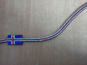 สายคาดศีรษะหนังประดับธงหลากหลายแบบ คริสตัล สายคาดศีรษะธง จากผู้ผลิตขายส่งในอินเดีย - Product Image 5