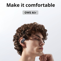 WOWY Nouveaux écouteurs intra-auriculaires ouverts OWS Air V5.4 sans fil en matériau LSR avec réduction de bruit AI LED pour étanchéité IPX5 Hi-Fi 30