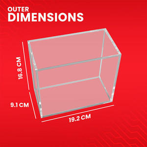 Y Y caja de almacenamiento acrílica transparente Elite Trainer con tapa magnética resistente a UV para cartas de juego boosters - Product Image 2