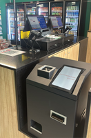 Machine de Gestion Automatisée des Espèces – Kiosque de Paiement en Libre-Service avec Rendu de Billets et Monnaie