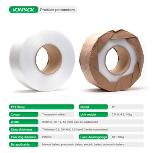 Nhà Máy Giá <span class=keywords><strong>PP</strong></span> Dây đeo nhựa đóng đai ban nhạc vành đai đóng gói băng cho hộp carton - Product Image 3