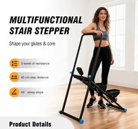 Escalador de Escaleras Plegable Multifuncional de Acero, Ajustable, para Uso Doméstico, Equipo de Ejercicio