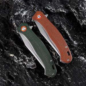 Canivete de Bolso EDC com Novo Design <span class=keywords><strong>2026</strong></span>, Lâmina de Aço D2 CNC, Cabo G10, Canivete Dobrável para Camping ao Ar Livre - Product Image 4