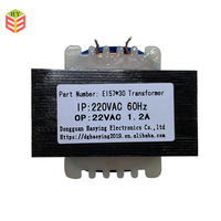 Transformador Monofásico EI5730 de 220V a 22V CA, 1.2A, 50/60Hz, Fabricación de Fábrica
