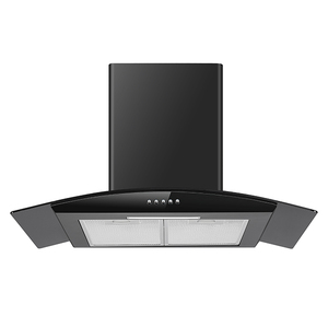 Campana Extractora <span class=keywords><strong>de</strong></span> <span class=keywords><strong>Humo</strong></span> <span class=keywords><strong>de</strong></span> <span class=keywords><strong>Cocina</strong></span> <span class=keywords><strong>de</strong></span> Acero Inoxidable con Cristal Curvo Montada en la Pared a <span class=keywords><strong>Precio</strong></span> <span class=keywords><strong>de</strong></span> Fábrica - Product Image 1