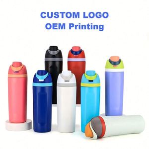 Gobelet de voyage isotherme personnalisé 24oz 32oz en acier inoxydable 304, écologique, double paroi, isolation 12 heures, chaud/froid, avec couvercle rabattable - Product Image 2