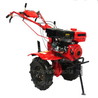 Cultivador rotativo Micro Tiller con gasolina 170f