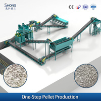 Machine de granulation d'engrais composé à double rouleau 1-2t/h, petite machine de formage de litière pour chats pour la fabrication de litière pour chats