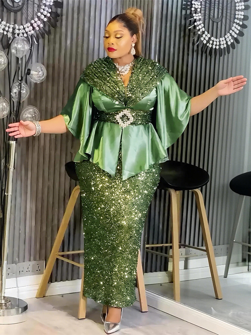 Verified Supplier Sequin Dress Plus Size UK Winter-Appropriate Design |  Alibaba.com