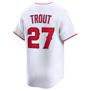 เสื้อเบสบอลทีมลอสแอนเจลิสแบบขายส่ง ปักลาย # ปลาเทราท์ 27 ตัว # 6 แอนโทนี่ เรนดอน # ชุดซอฟต์บอล 9 แซค เนโต้ - Product Image 2