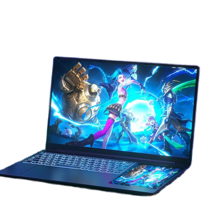 Office Laptop Intel Graphics Card 2026 New US CN IPS Customized Dual Screen Laptop Business 15.6+7inch 1TB+512GB+256GB+128GB OEM