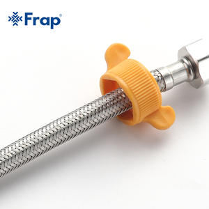Frap G1/2-G1/2 40cm 워터 호스 스테인레스 스틸 유연한 온수 및 냉수 공급 호스 수도꼭지 F95-4 - Product Image 2