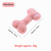 Pawstar en stock – Jouet à mâcher en peluche pour chien, couineur, doux et pelucheux, lavable, couleurs pastel, pour petites races, interactif, vente en gros, personnalisable