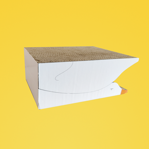 Bán Buôn Thân Thiện Với Môi Có Thể Gập Lại Hình Dạng Ngỗng Giấy Sóng Mèo Ban Đầu Mèo Scratcher Với Catnip - Product Image 3