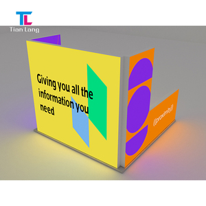 TianLang portátil Backwall iluminado Seg Lightbox diseño de cabina de exposición para publicidad pared exposición cajas de luz de pared - Product Image 1
