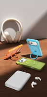 Coque de téléphone pliable anti-chute, anti-collision, antidérapante, avec anneau de maintien, respectueuse de la peau, pour iPhone 18 17 16 Pro Max, usage quotidien