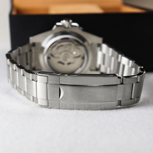 Tourbillon-style Stainless Steel <b>Mechanical</b> <b>Watch</b> 42mm Case Transparent Case Back NH35 Automatic <b>Mechanical</b> Movement Water - Product Image 5