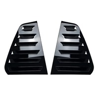 Persianas Triangulares Traseras para Ventana de Coche Heart Horse 2013-2016 VW Golf 7 GTI R MK7 7.5, ABS Modificado, Accesorios Exteriores para Mejorar el Aspecto