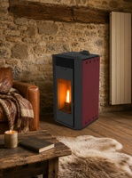 Système de chauffage de l'eau 20KW, chaudière à granulés, écran tactile LCD intelligent, automatique pour toute la maison, radiateur, poêle à granulés de bois