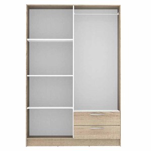 <span class=keywords><strong>Armoire</strong></span> d'angle moderne <span class=keywords><strong>en</strong></span> bois mélaminé à 4 portes pour chambre à coucher Nouveau modèle de placard à vêtements <span class=keywords><strong>en</strong></span> bois avec design élégant pour un usage domestique - Product Image 3