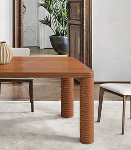 Mới Được Thiết Kế Tự Nhiên Tro Bàn Ăn Hiện Đại Hình Chữ Nhật Sáng Tạo Bàn Ăn Đặt - Product Image 5