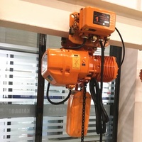 Prêt à expédier Nouveau palan électrique à chaîne de 1 tonne avec chariot motorisé, hauteur de levage 3m/6m, certifié CE, faible bruit, livraison rapide