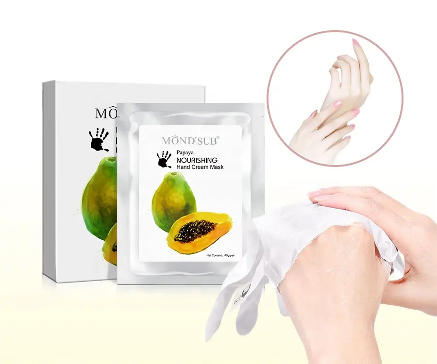 Фирменный натуральный органический экстракт папайи, питательный отбеливающий крем для рук, маска, листы OEM