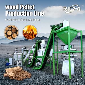 Wald abfall Recycling Holz Sägemehl Pellet Linie zu verkaufen - Product Image 1