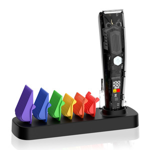 Recortadora de barba eléctrica para hombre, pantalla Digital recargable, con recortador de pelo de nariz y afeitadora de patillas, batería de 500mAh y 800mAh - Product Image 2