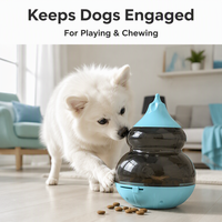 Jouet interactif éducatif pour chien, design unique et durable, anti-fuite, pour la distribution rapide de nourriture