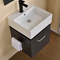 Meuble de rangement moderne étanche avec tiroirs, en MDF, pour salle de bain, lavabo et toilettes
