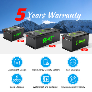 Golf Cart Battery 48V 100Ah 200Ah 300Ah Lithium Ion for 51.2V 105Ah with LCD Display - Product Image 4