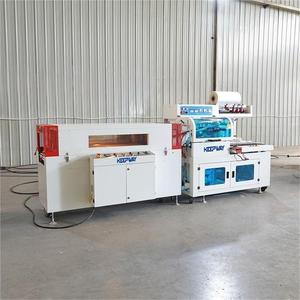 Machine d'emballage automatique 5540 pour boîtes à pizza <span class=keywords><strong>de</strong></span> petite taille avec <span class=keywords><strong>tunnel</strong></span> <span class=keywords><strong>de</strong></span> rétraction <span class=keywords><strong>de</strong></span> film POF et scellage/coupe intégrés - Product Image 5
