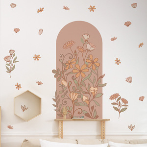 Autocollant mural personnalisé en forme d'arc, décalcomanies pour salon, <span class=keywords><strong>papier</strong></span> <span class=keywords><strong>peint</strong></span> décoratif - Product Image 2