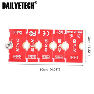 M.2 Ngff Nvme Ssd Extension Beugel Overdracht 2230 2242 2260 2280 Lengte Uitbreiden Adapter Beugel Kaart Plaat Veranderen Lange Grootte - Product Image 3