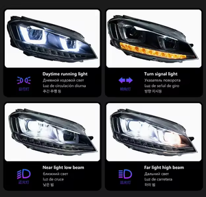 AURON 2013-2017 VW Golf 7 Lámpara LED de Luz Baja, Directo de Fábrica, Nueva, 12V 36W 6000 lm 6000K, Ajuste Universal, 6 Meses de Garantía - Product Image 3