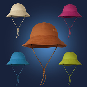 Custom Adjustable Rope Upgraded Out Door <strong>Walking</strong> Fisherman Waterproof Bucket Travel <strong>Hats</strong> with String - Product Image 1