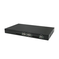 Productos FTTH Más Vendidos, Fibra Óptica de Transmisión de 20KM, OLT de 4 Puertos EPON, OLT 4PON con Puerto de Módulo SFP para Red PON