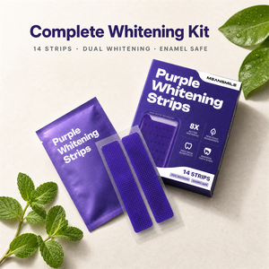 2026 Best-seller Nouveau paquet <span class=keywords><strong>Bandes</strong></span> de blanchiment des dents brillantes 14 traitements <span class=keywords><strong>Bandes</strong></span> de dents blanches professionnelles 100% sans résidus - Product Image 3