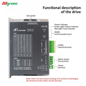DC30V~110V/AC20V~80V 3/5/6A 3.3/4.5/6.9/8.5/10/12N.m Stepper <b>Motor</b> <b>Controller</b> 2 Phase Nema34 Open Loop Stepper <b>Motor</b> Drivers Kit - Product Image 4